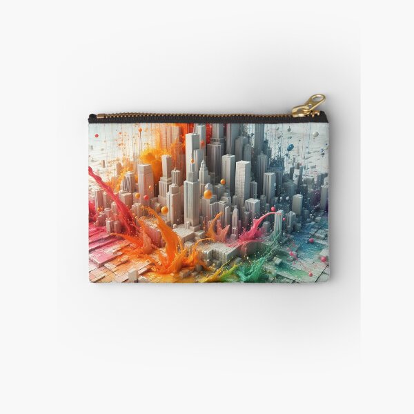Item preview, White building with splashes of color designed and sold by KwangCB.