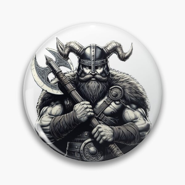 Item preview, Viking with an axe designed and sold by Wild-way Art.