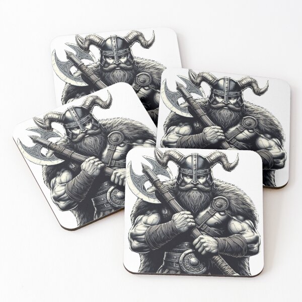 Item preview, Viking with an axe designed and sold by Wild-way Art.