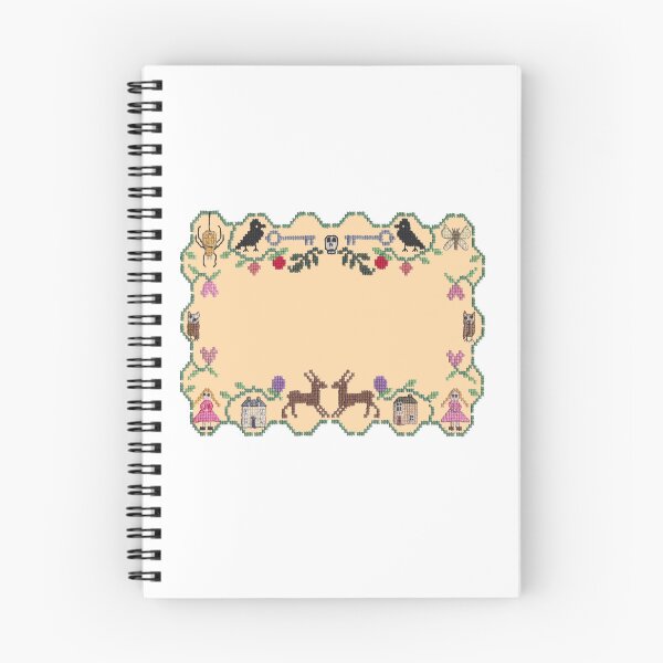Item preview, Heirlooms animation sampler border cream designed and sold by Heirloomsart.