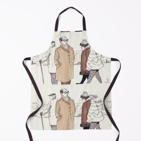 Item preview, People wearing winter coats drawing designed and sold by MikeJory.