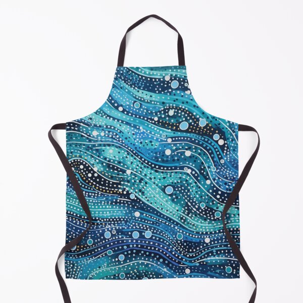 Item preview, Aboriginal Inspired Dot Art - Wavy Waves designed and sold by GrinGalore.