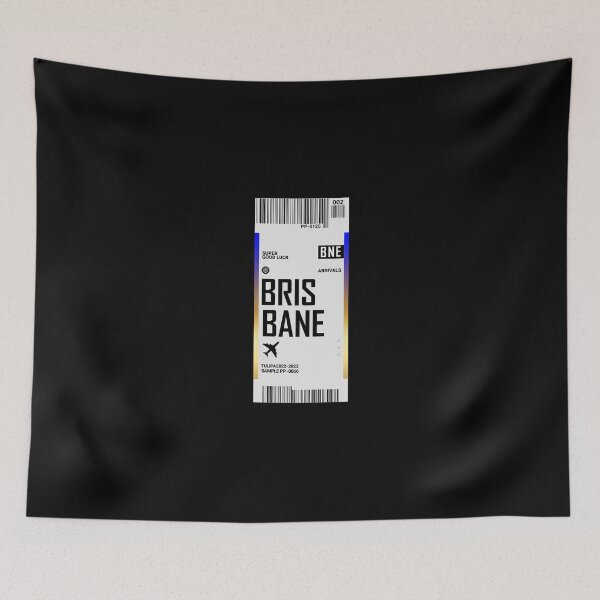 Item preview, Brisebane Boarding Pass Australia Travel Ticket  designed and sold by TulipaGraphics.