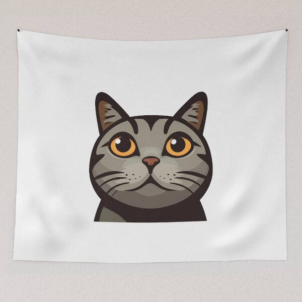Item preview, Artistic Cat Illustration designed and sold by CreativeHistory.