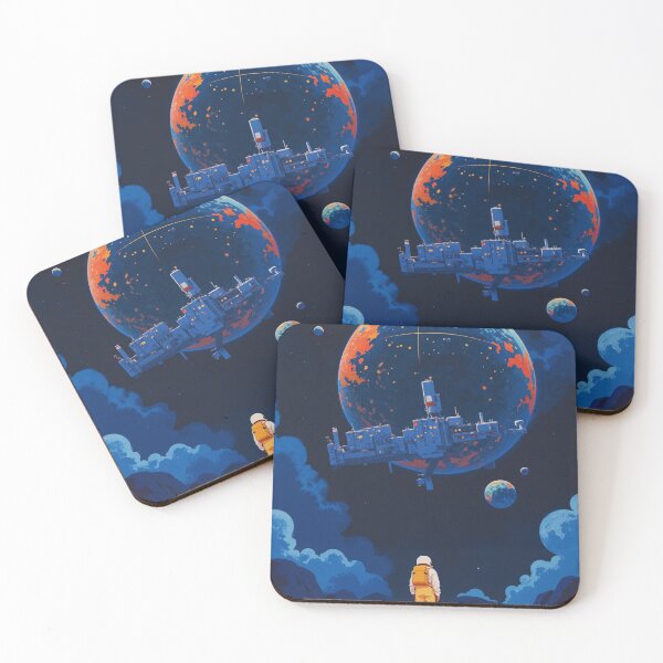 Item preview, Space Station and Explorer designed and sold by artiviohub.
