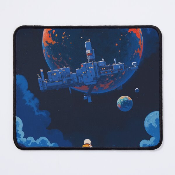 Item preview, Space Station and Explorer designed and sold by artiviohub.