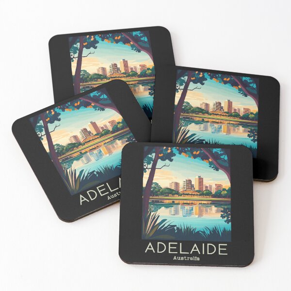 Item preview, A Vintage Travel Illustration of Adelaide - Australia  designed and sold by GoodOldVintage.