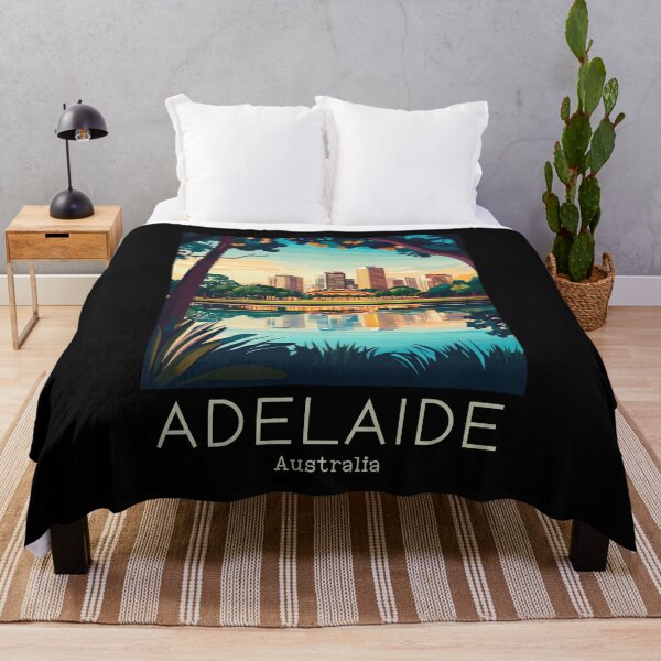 Item preview, A Vintage Travel Illustration of Adelaide - Australia  designed and sold by GoodOldVintage.