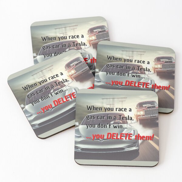 Item preview, Tesla Meme - When you race a gas car in a Tesla... designed and sold by nature. electrified..