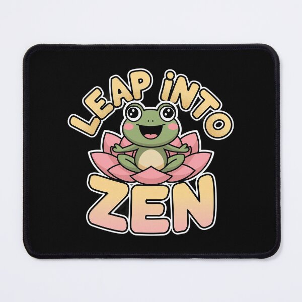 Item preview, Leap Into Zen - Yoga Frog designed and sold by MagicWander.