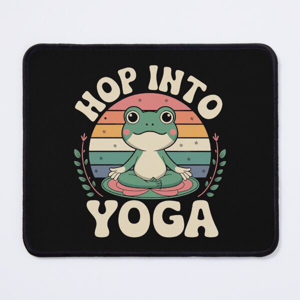 Item preview, Hop Into Yoga - Yoga Frog designed and sold by MagicWander.
