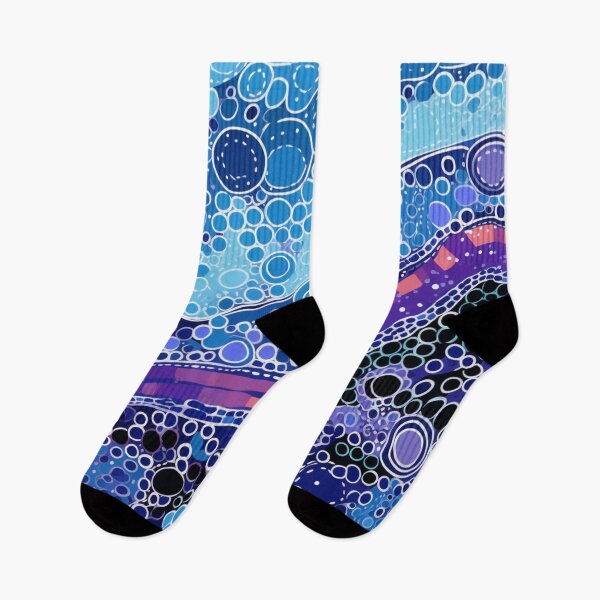 Item preview, Aboriginal Inspired Dot Art - Deep Shallow Sea designed and sold by GrinGalore.