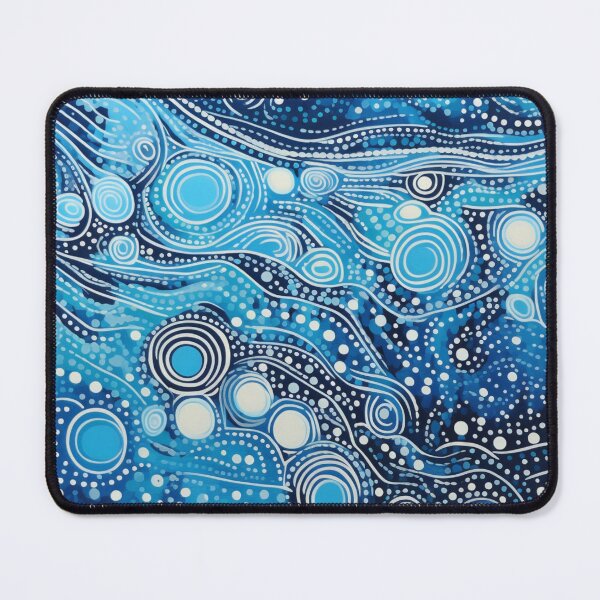 Item preview, Aboriginal Inspired Dot Art - Foamy Waves designed and sold by GrinGalore.