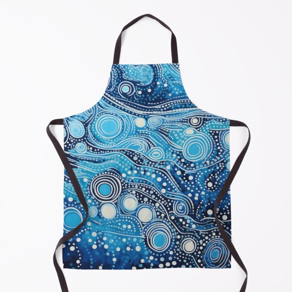 Item preview, Aboriginal Inspired Dot Art - Foamy Waves designed and sold by GrinGalore.