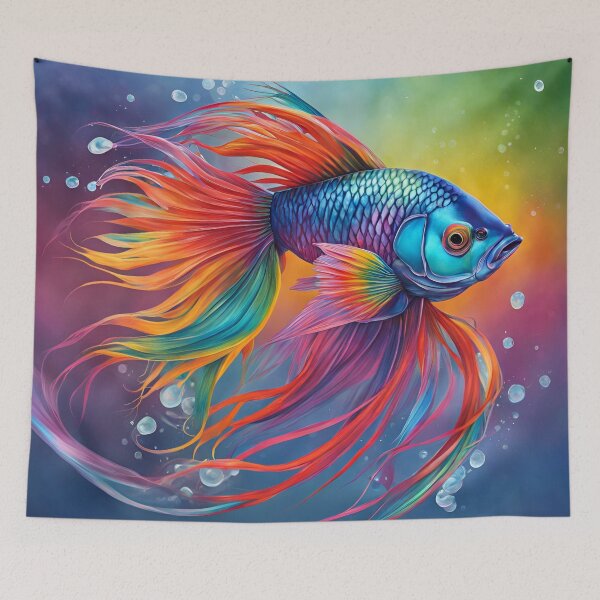 Item preview, Beautiful Thai fighting fish designed and sold by Lunattern.