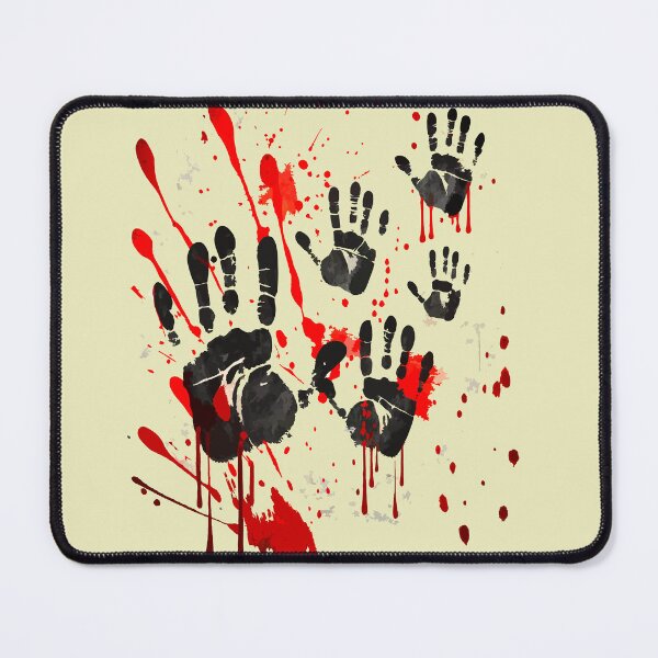 Item preview, Handprints Horror Grunge Paint Art designed and sold by VikArtStudio.