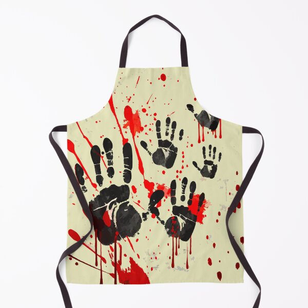 Item preview, Handprints Horror Grunge Paint Art designed and sold by VikArtStudio.