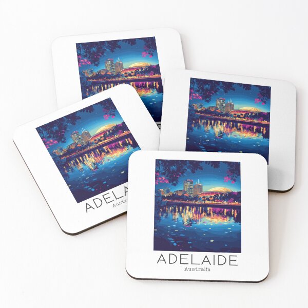 Item preview, A Vintage Travel Illustration of Adelaide - Australia  designed and sold by GoodOldVintage.