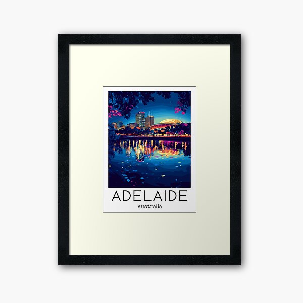Item preview, A Vintage Travel Illustration of Adelaide - Australia  designed and sold by GoodOldVintage.