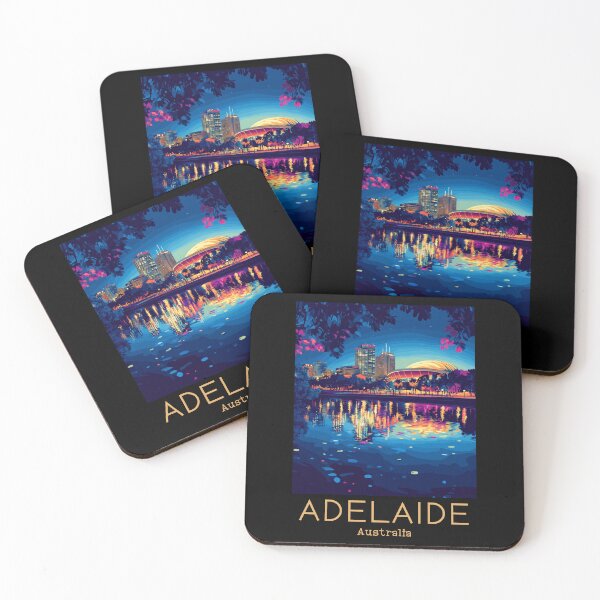 Item preview, A Vintage Travel Illustration of Adelaide - Australia  designed and sold by GoodOldVintage.