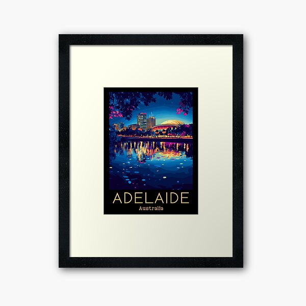 Item preview, A Vintage Travel Illustration of Adelaide - Australia  designed and sold by GoodOldVintage.