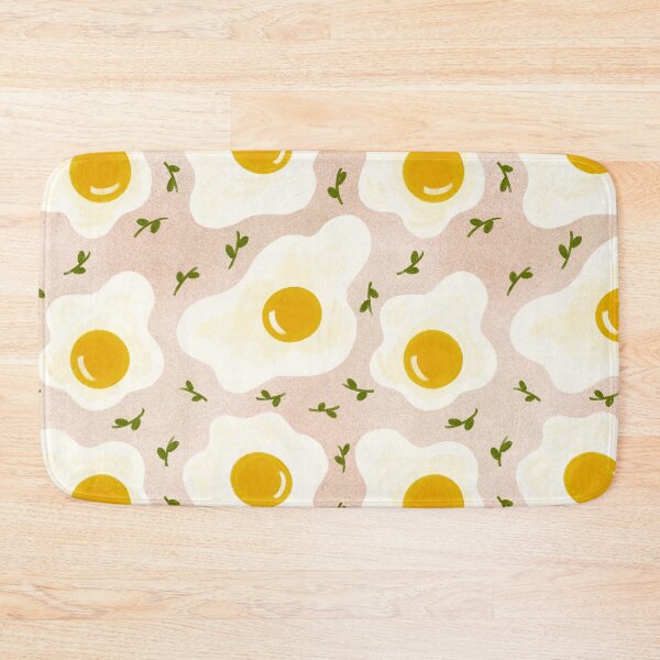 Item preview, Eggs seamless repeat pattern, fabric pattern, food pattern designed and sold by Katarzyna Dembek.