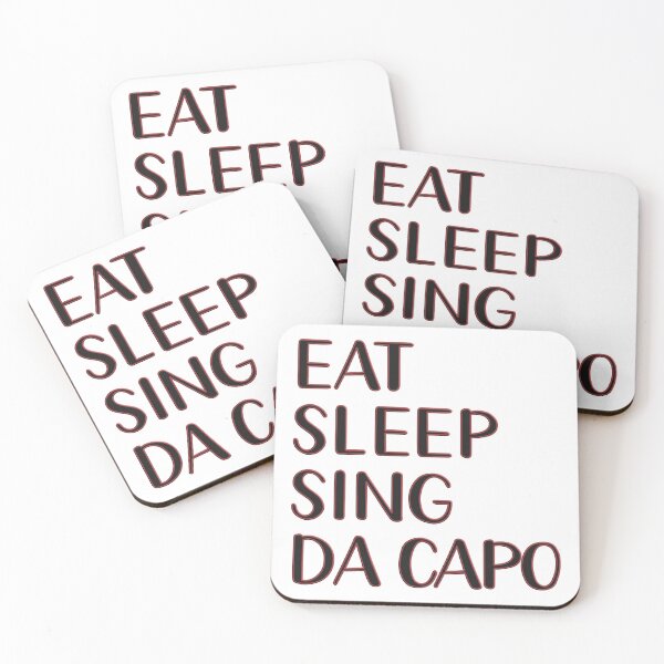 Item preview, eat, sleep, sing, da capo designed and sold by Line2Rhyme.
