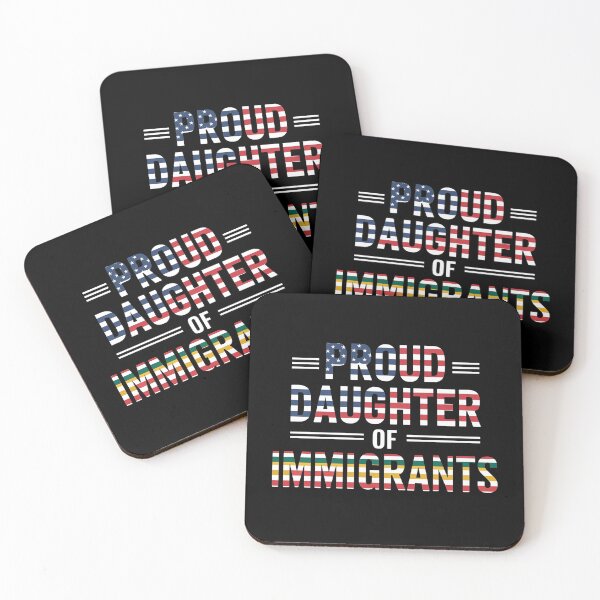 Item preview, Proud Daughter Of Immigrants Pro Immigration - This gift is perfect for proud daughters of immigrants, activists, and allies who want to honor their heritage and support diversity. designed and sold by ZyziowskyArt.