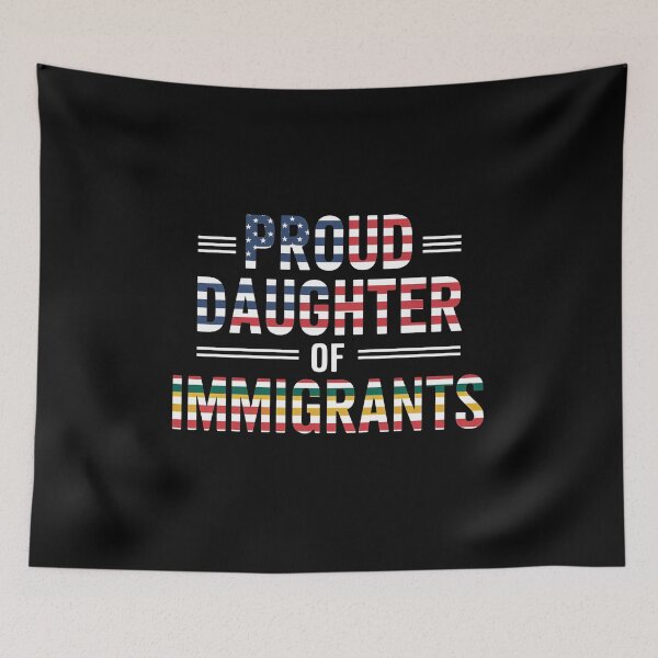 Item preview, Proud Daughter Of Immigrants Pro Immigration - This gift is perfect for proud daughters of immigrants, activists, and allies who want to honor their heritage and support diversity. designed and sold by ZyziowskyArt.