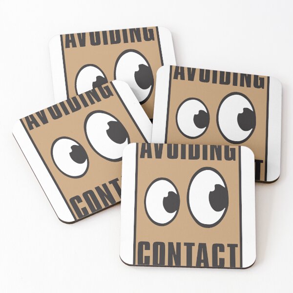 Item preview, Funny Introvert Tees "AVOIDING EYE CONTACT" designed and sold by EBBSW.