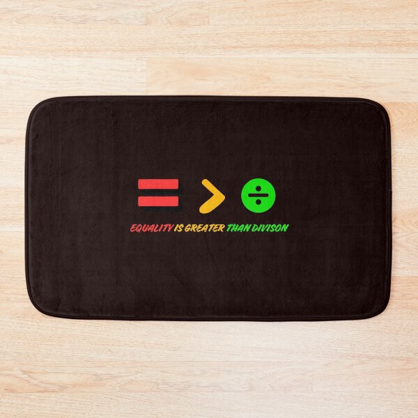 Item preview, Equality is greater than division designed and sold by StickPlaza.