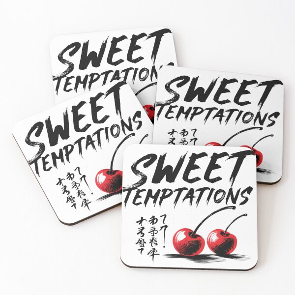 Item preview, Sweet Temptations Cherries Valentine's Delight designed and sold by Retr0Tshirts.