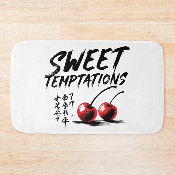 Item preview, Sweet Temptations Cherries Valentine's Delight designed and sold by Retr0Tshirts.