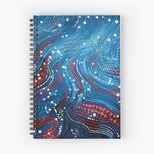 Item preview, Aboriginal Inspired Dot Art -  Underwater Eruption designed and sold by GrinGalore.