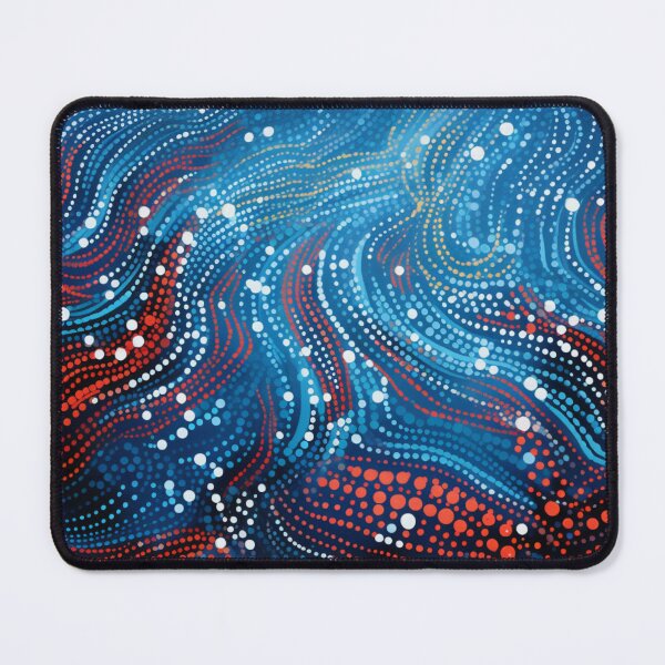 Item preview, Aboriginal Inspired Dot Art -  Underwater Eruption designed and sold by GrinGalore.