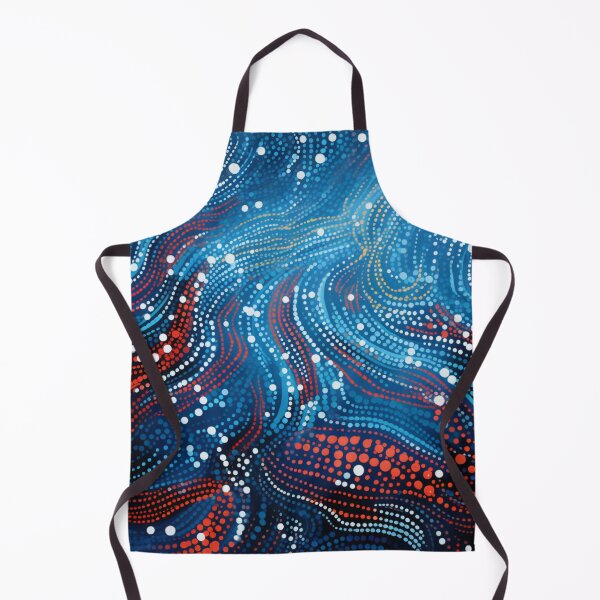 Item preview, Aboriginal Inspired Dot Art -  Underwater Eruption designed and sold by GrinGalore.
