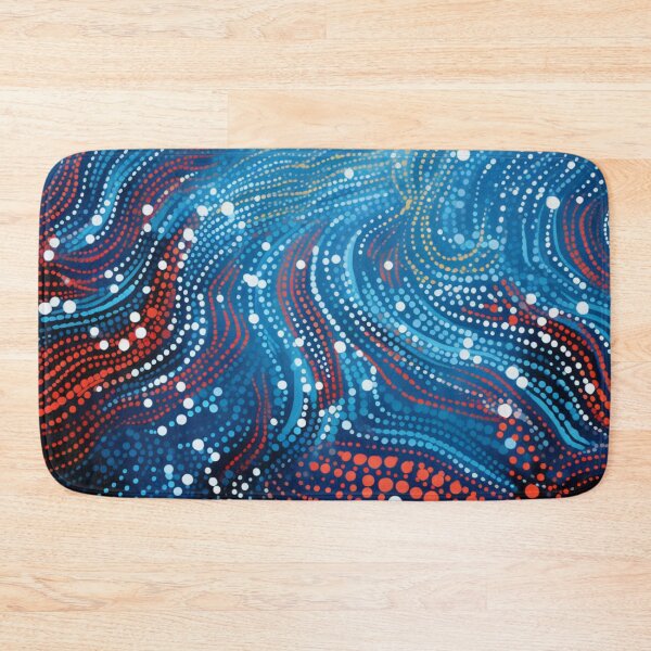 Item preview, Aboriginal Inspired Dot Art -  Underwater Eruption designed and sold by GrinGalore.