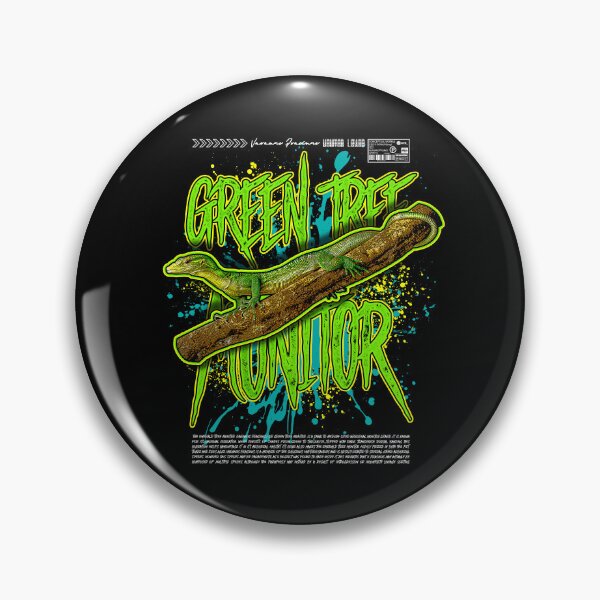 Item preview, Green Tree Monitor Modern Reptile Keeper Streetwear designed and sold by JRRTs.