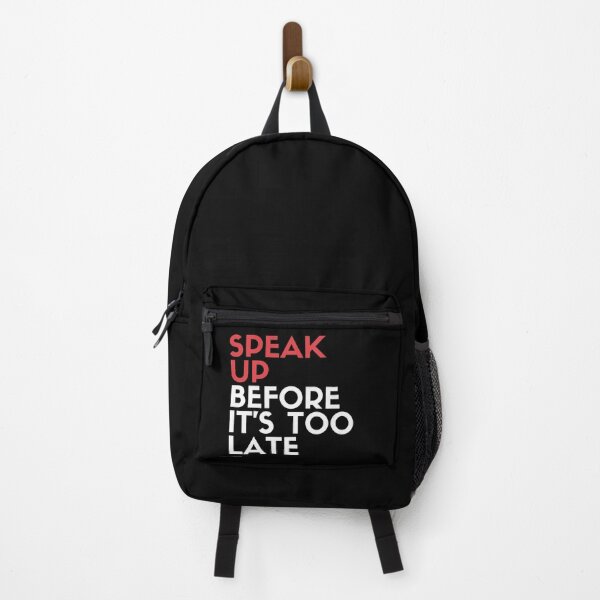 Item preview, Speak up before it's too late / anti fascist designed and sold by Athenasgirl.