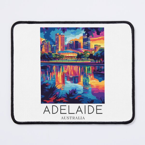 Item preview, A Pop Art Travel Print of Adelaide - Australia  designed and sold by StudioRedKoala.