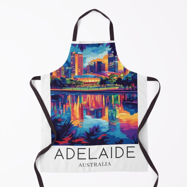 Item preview, A Pop Art Travel Print of Adelaide - Australia  designed and sold by StudioRedKoala.