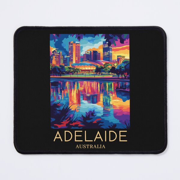 Item preview, A Pop Art Travel Print of Adelaide - Australia  designed and sold by StudioRedKoala.