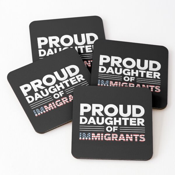 Item preview, Proud Daughter Of Immigrants Pro Immigration - This gift is perfect for proud daughters of immigrants, activists, and allies who want to honor their heritage and support diversity. designed and sold by ZyziowskyArt.