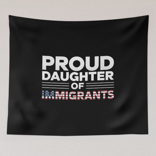 Item preview, Proud Daughter Of Immigrants Pro Immigration - This gift is perfect for proud daughters of immigrants, activists, and allies who want to honor their heritage and support diversity. designed and sold by ZyziowskyArt.