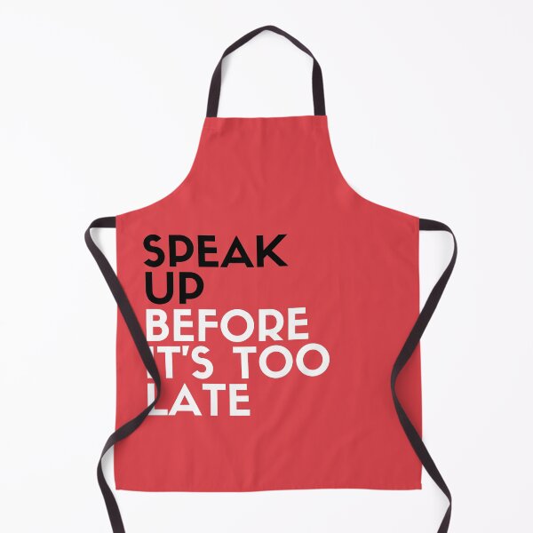 Item preview, Speak up before it's too late / anti fascist 02 designed and sold by Athenasgirl.