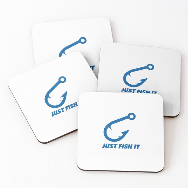 Item preview, Minimalist Black Fishhook Design - Just Fish It designed and sold by Colorful-Garden.