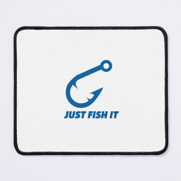 Item preview, Minimalist Black Fishhook Design - Just Fish It designed and sold by Colorful-Garden.