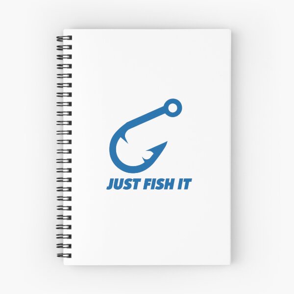 Item preview, Minimalist Black Fishhook Design - Just Fish It designed and sold by Colorful-Garden.