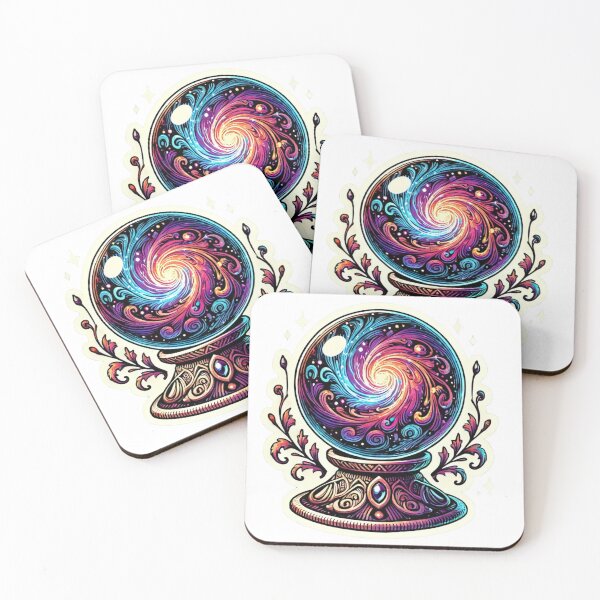 Item preview,  "Indie-Style Mystical Glowing Crystal Ball Sticker" designed and sold by ForFamily1120.