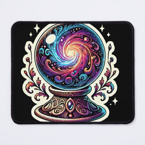 Item preview, "Indie-Style Mystical Glowing Crystal Ball Sticker" designed and sold by ForFamily1120.
